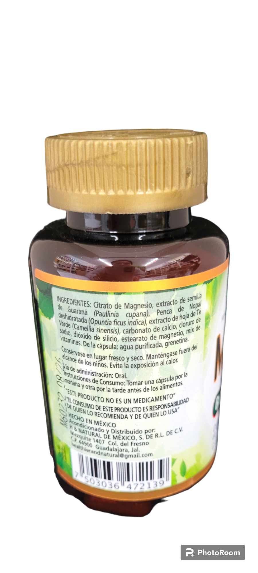 Citrato de Magnesio 60 cap