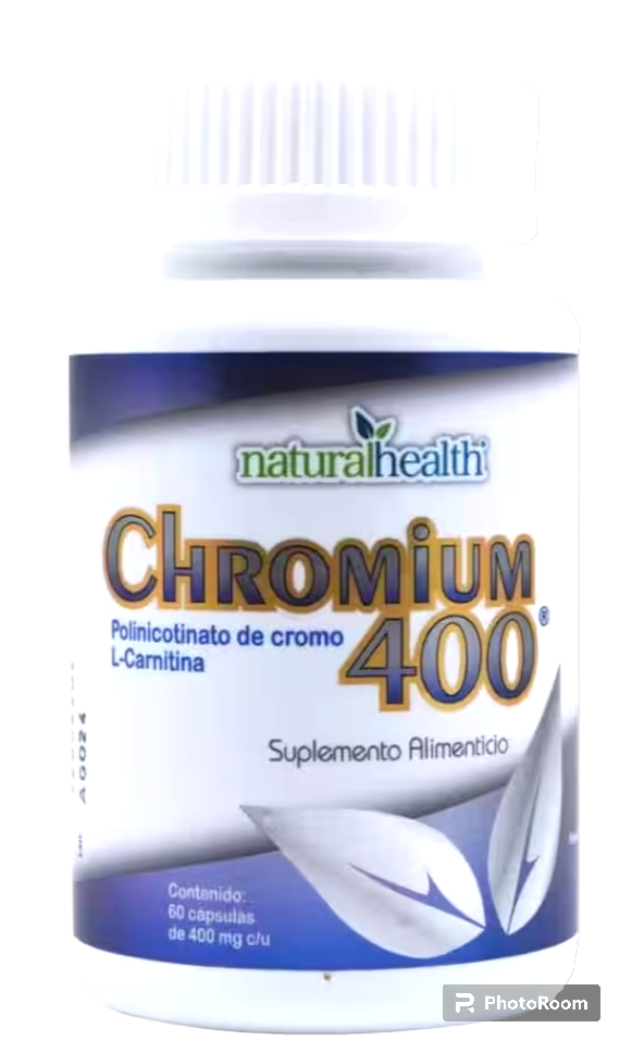 Chromium 400 con L Carnitina 60 cápsulas