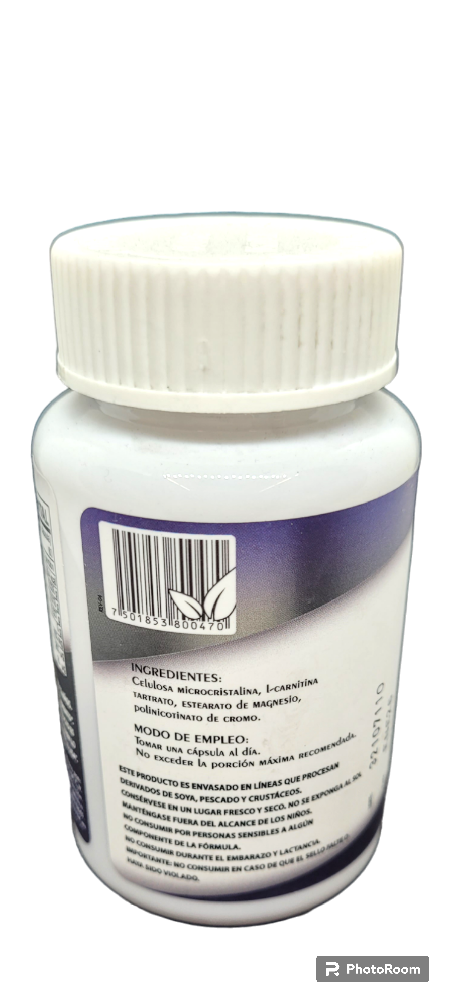 Chromium 400 con L Carnitina 60 cápsulas