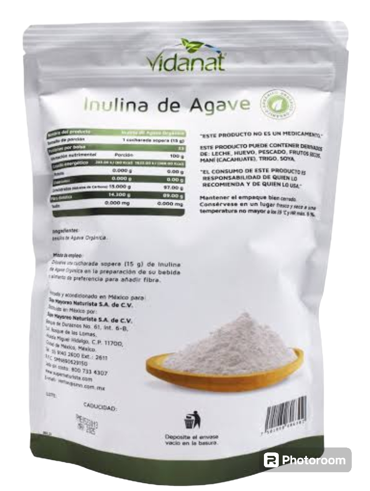 Inulina de Agave 500g
