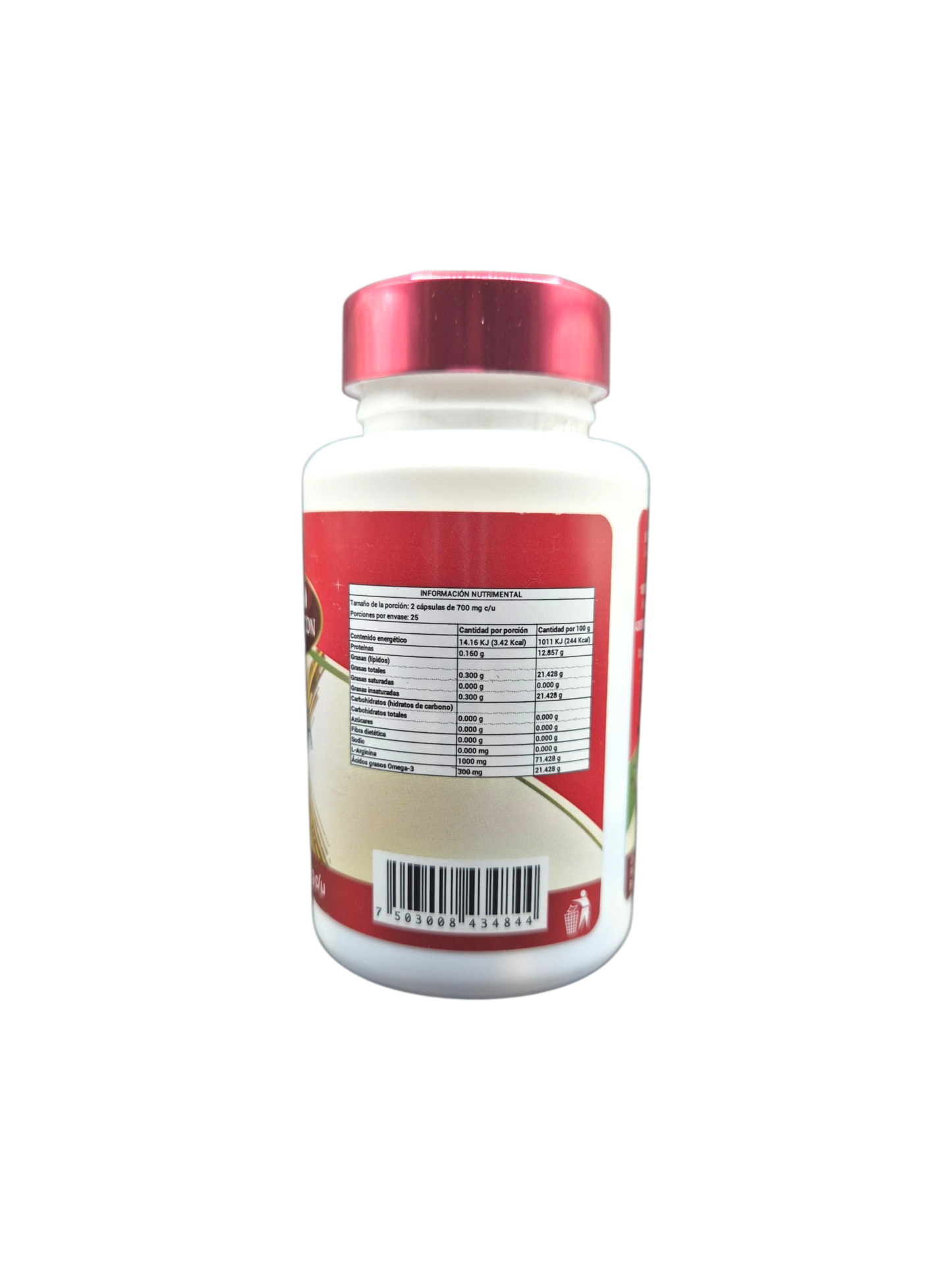 L-ARGININA CON 50 CÁPSULAS