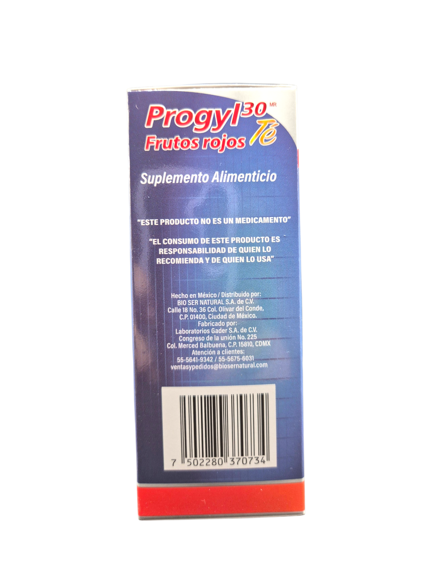 Progyl 30 Frutos Rojos 5 sobres.
