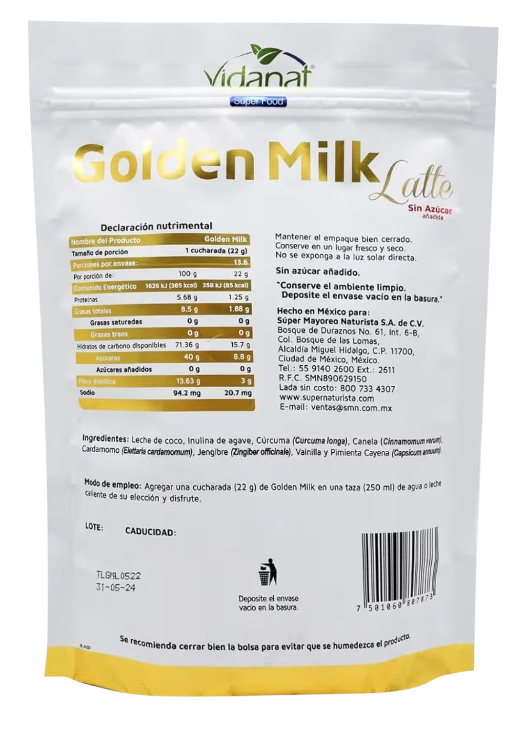 Golden Milk late 300gr