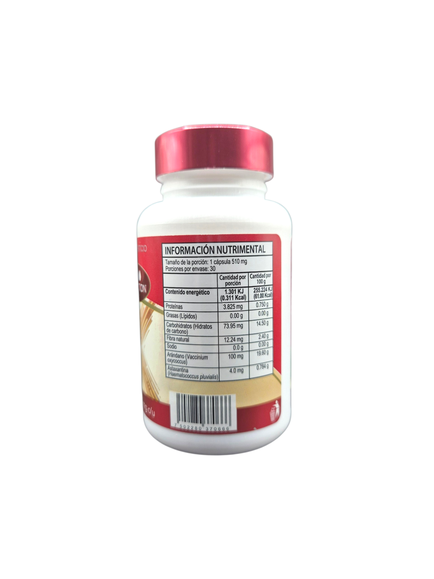 Astaxantina 30 cápsulas
