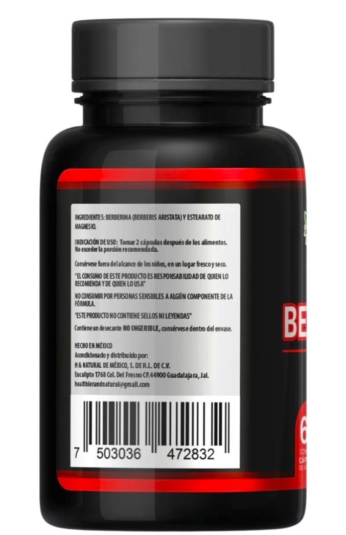 Berberina 60 cápsulas