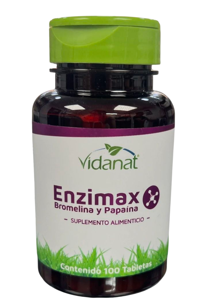 Enzimax Bromelia y papaína 100 tabletas