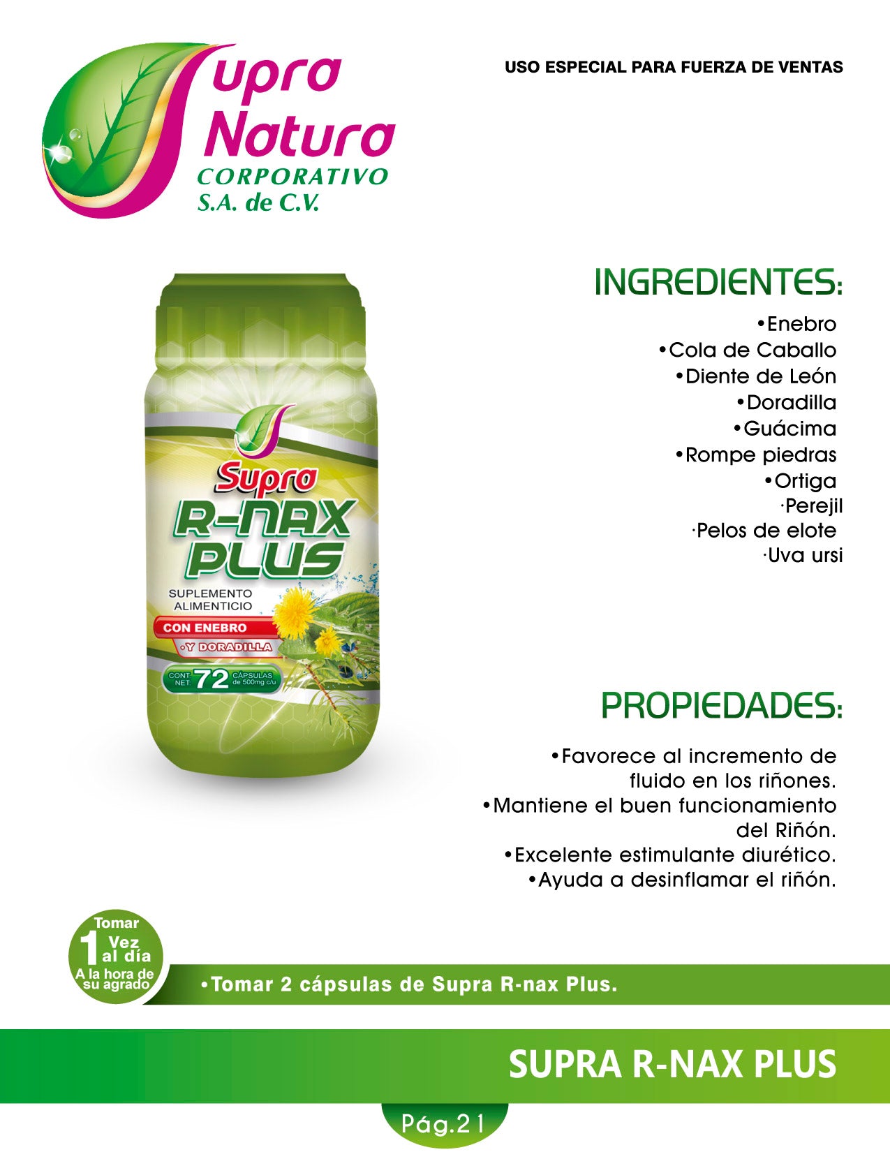 R-Nax plus 72 capsulas