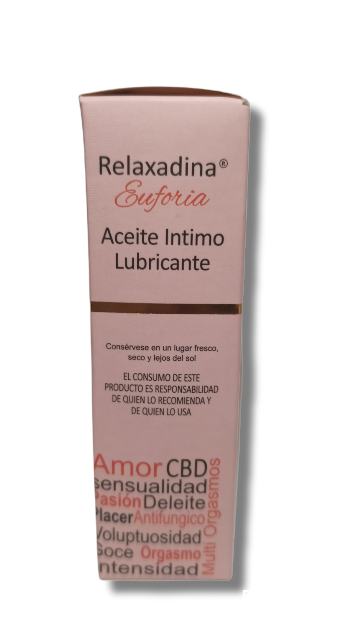 Aceite íntimo lubricante con CBD