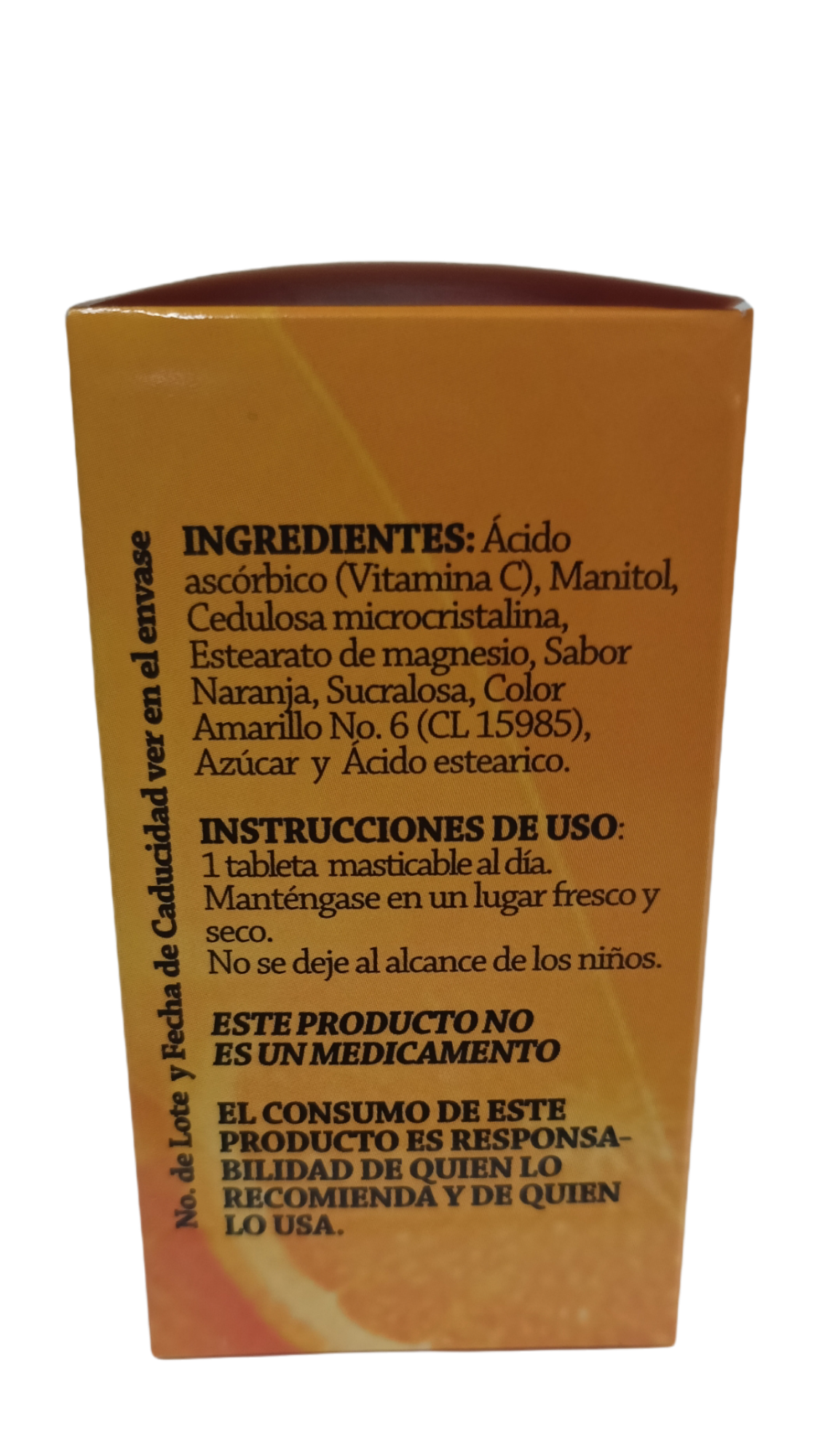 Vitamina C con 60 tabletas