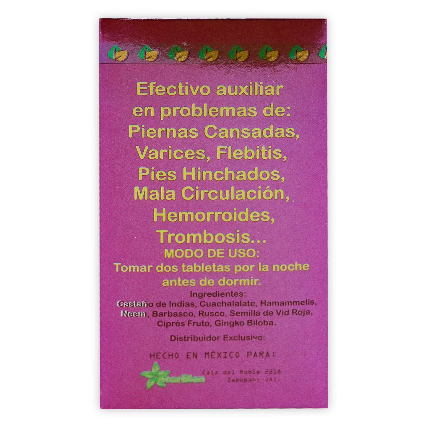 Castaño Biloba 60 Tabletas