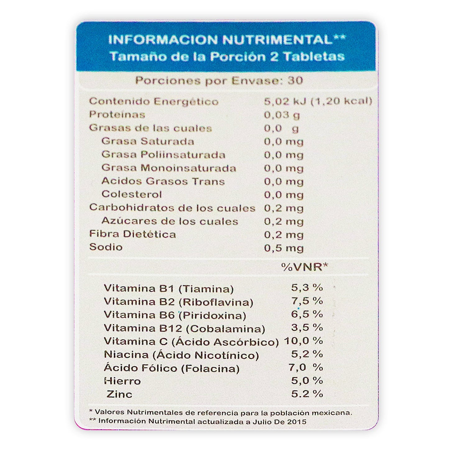 Castaño Biloba 60 Tabletas