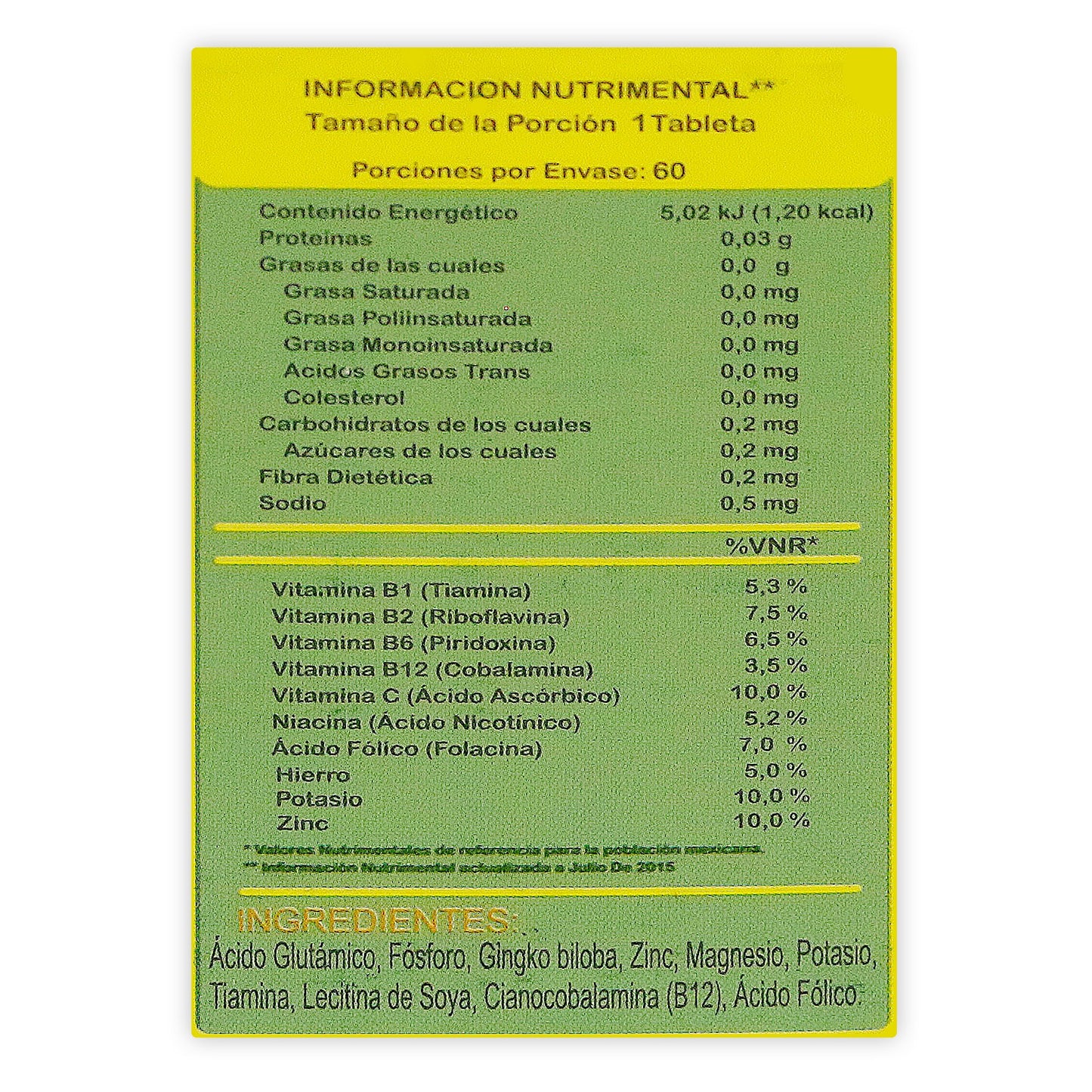 Megakrol IQ 100 Multivitaminico cerebral