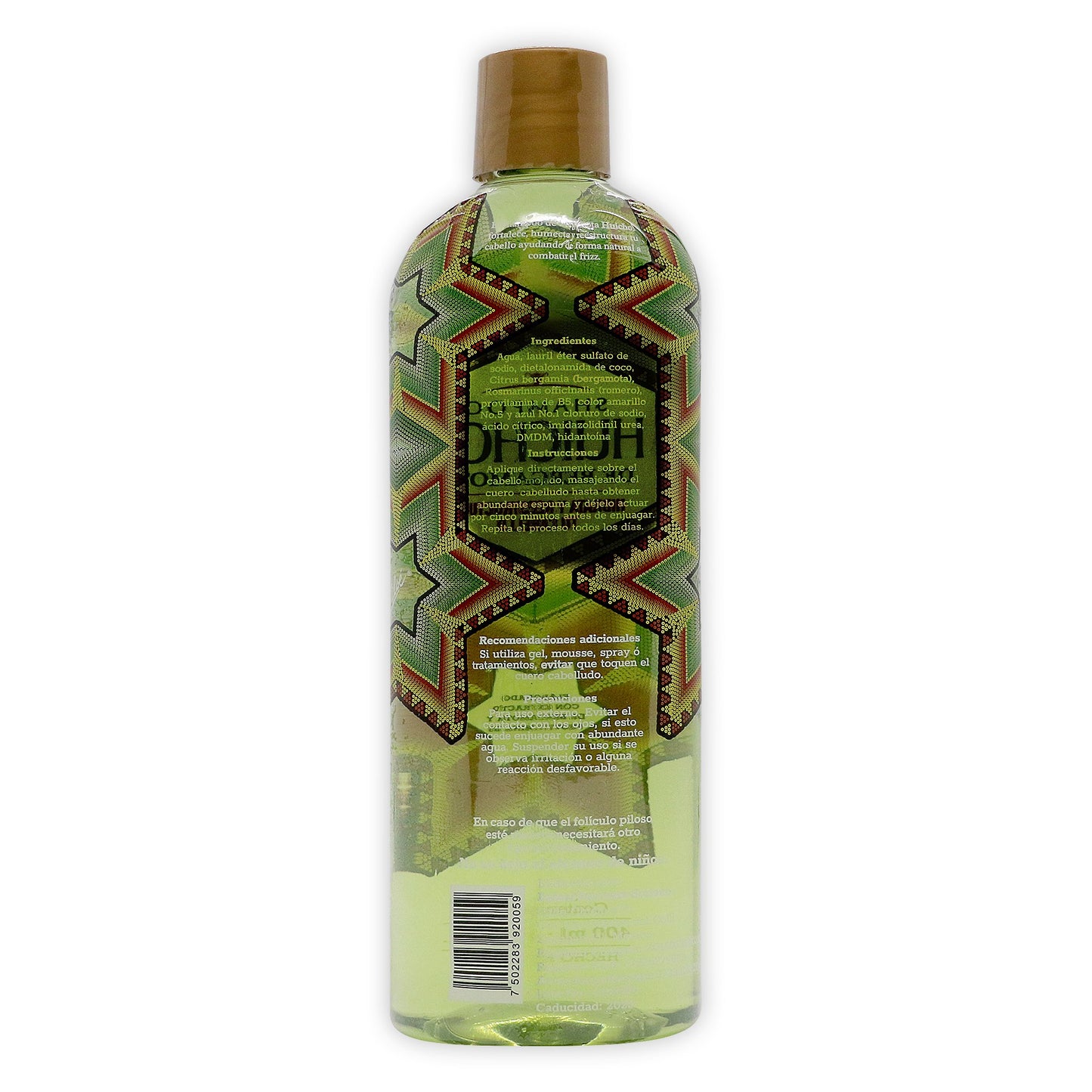 Shampoo Bergamota Indio huichol 400 ml