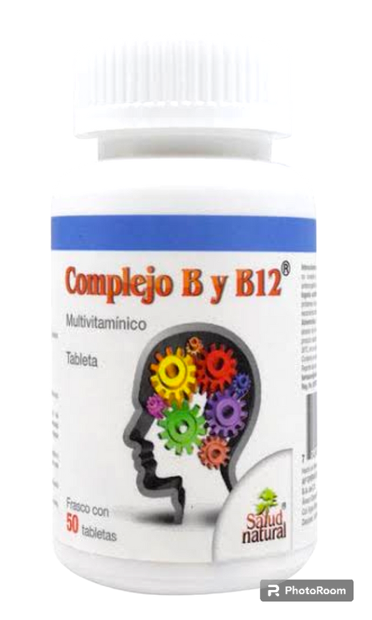Multivitaminico Complejo  B y B12 50 tab