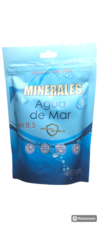 Minerales Agua De Mar polvo 240 gr