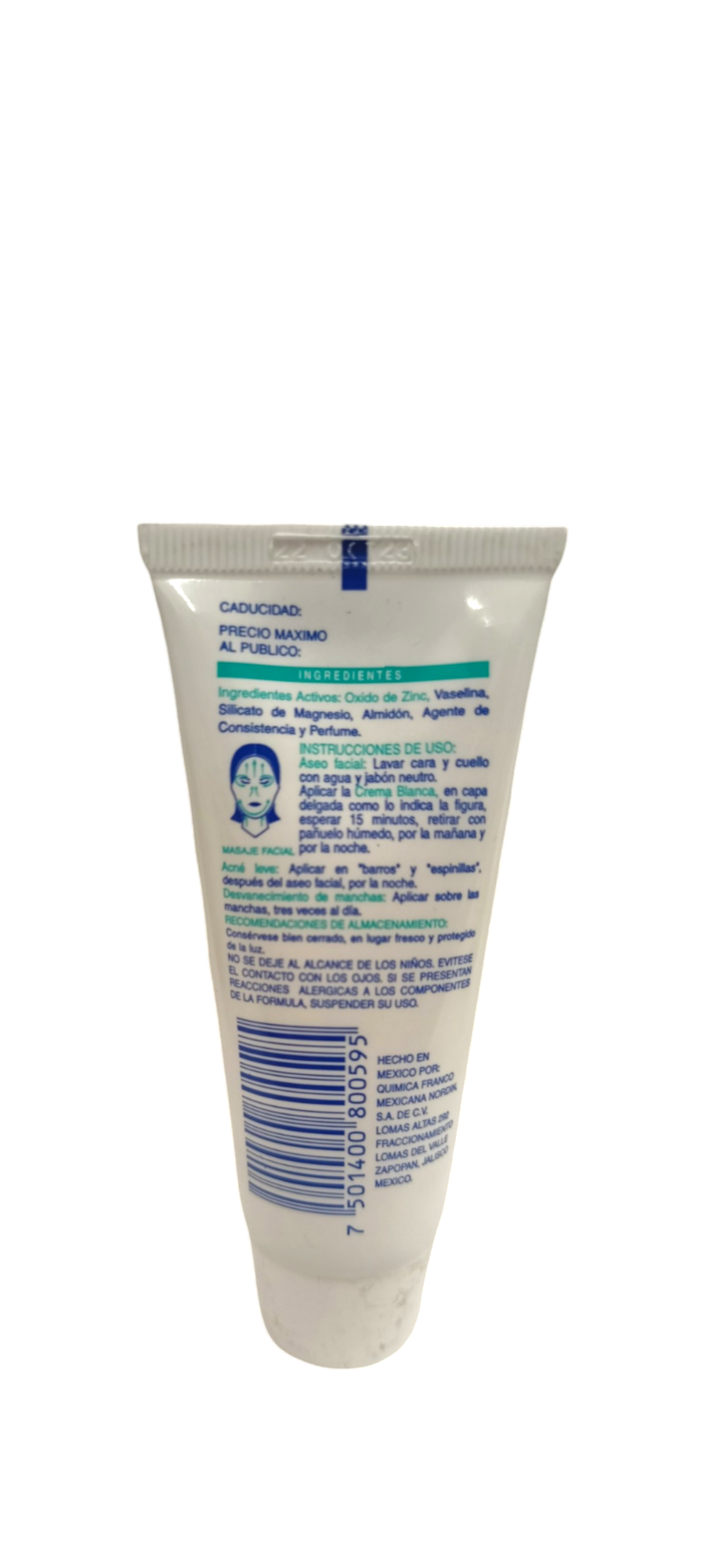 Crema blanca Doctor Nordin