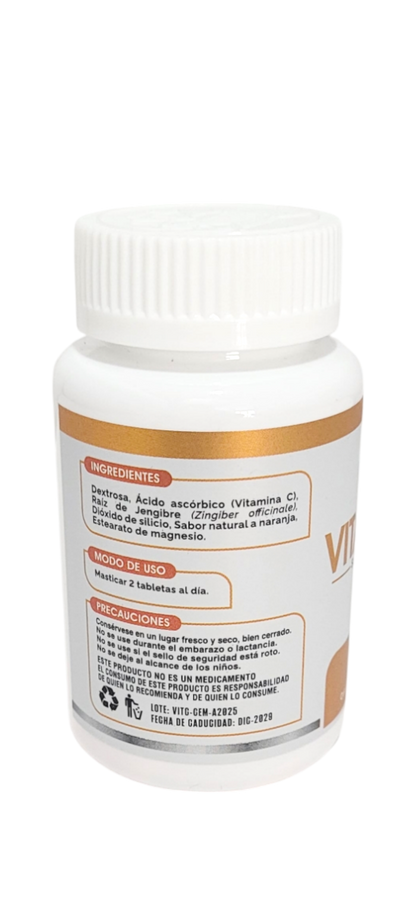 Vitamina C 30 tabletas masticables