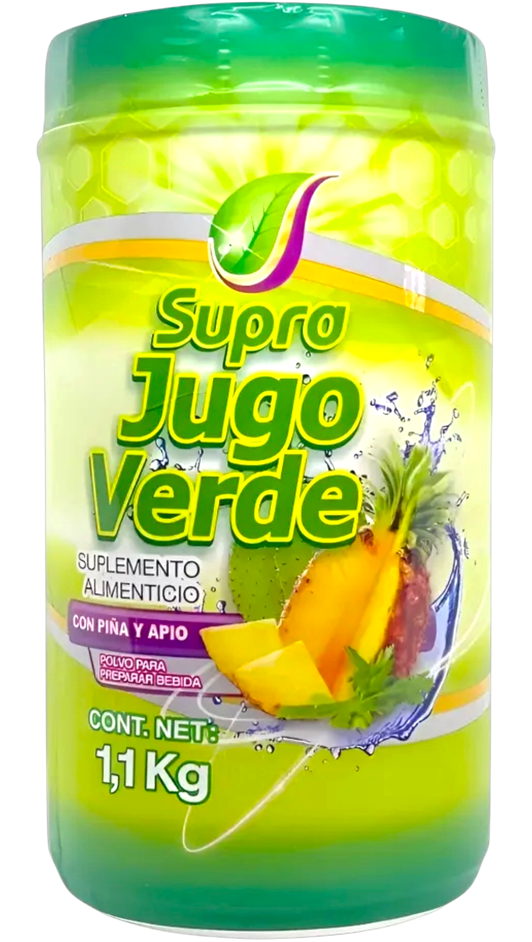 Jugo verde polvo 1100gr.