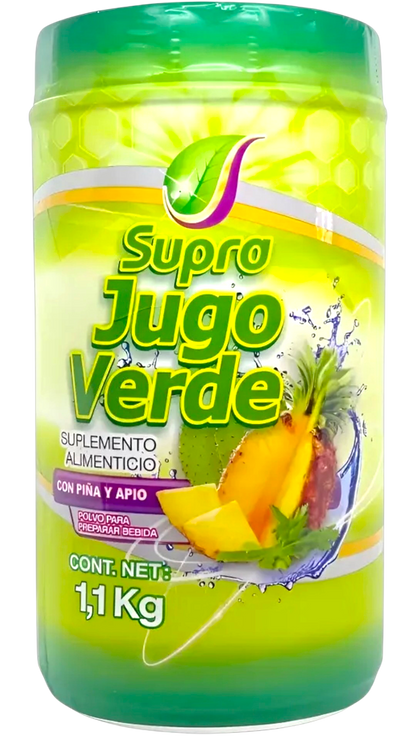 Jugo verde polvo 1100gr.