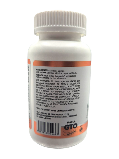 Aceite de Salmón Noruego Omega 3. 90 cápsulas