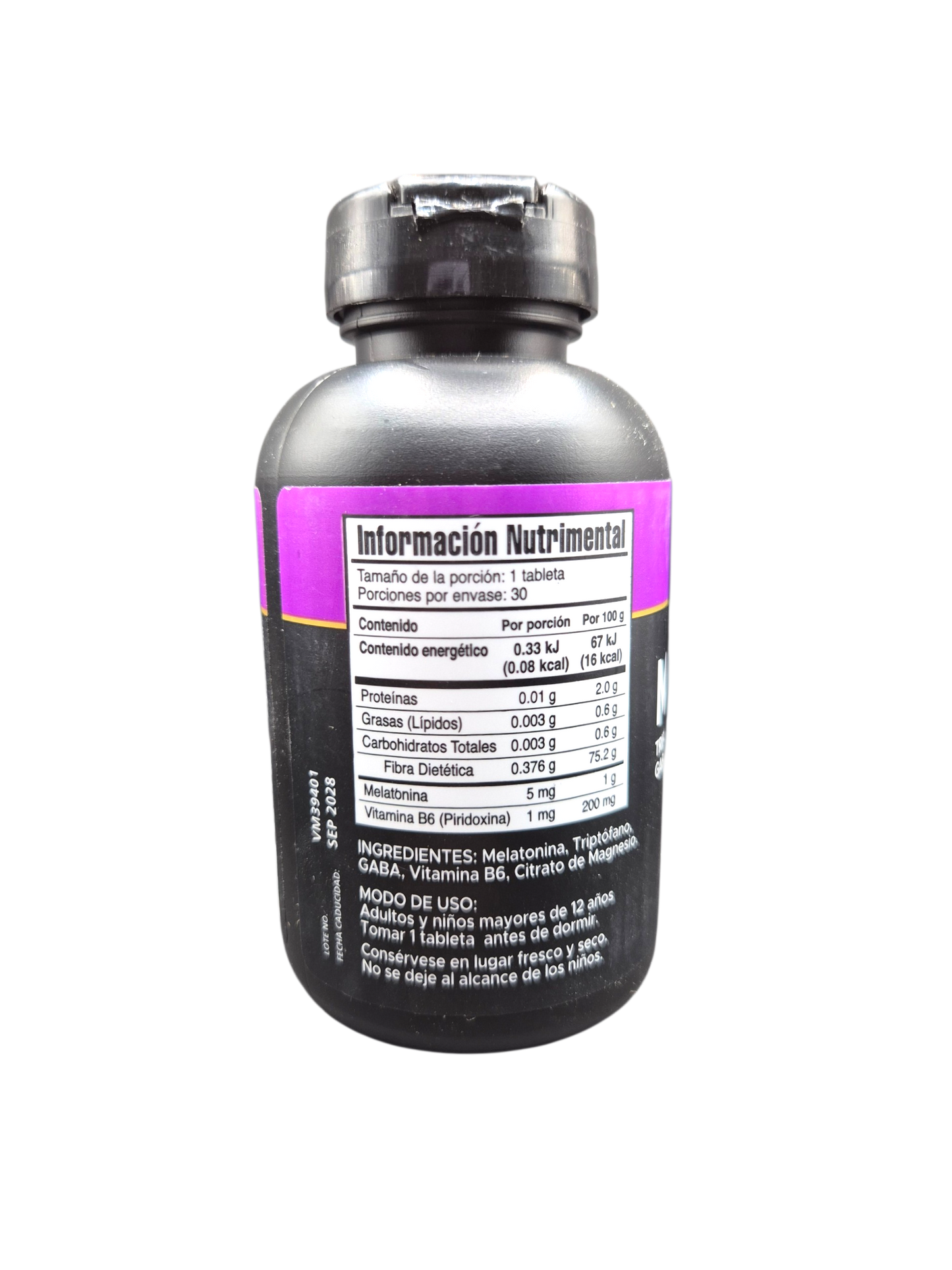 Melatonina  5 mg con 30 tabletas.