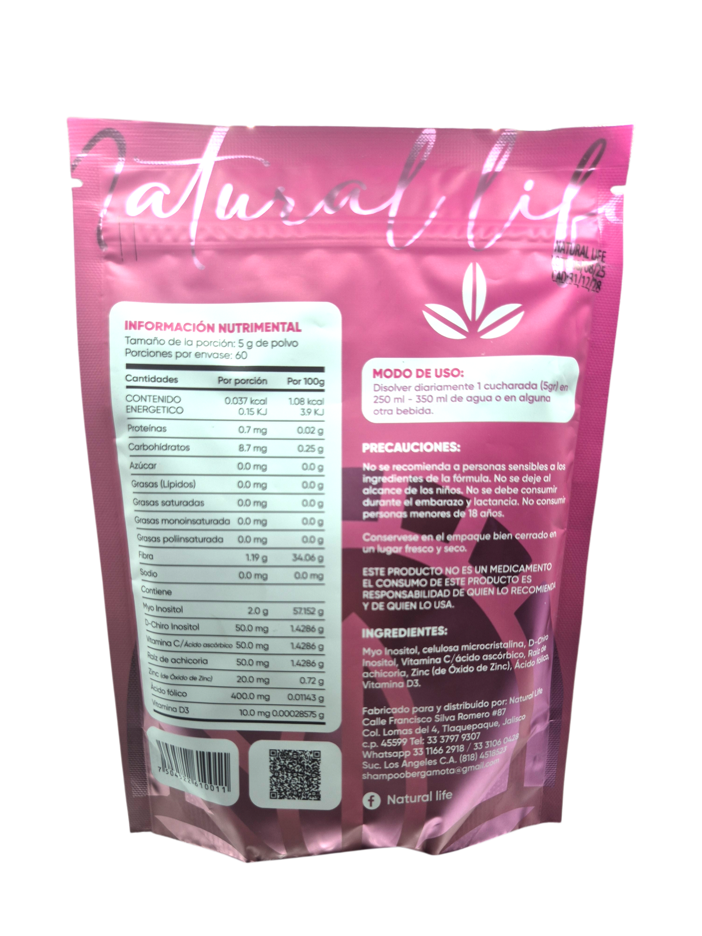 Inoditol polvo 300gr.