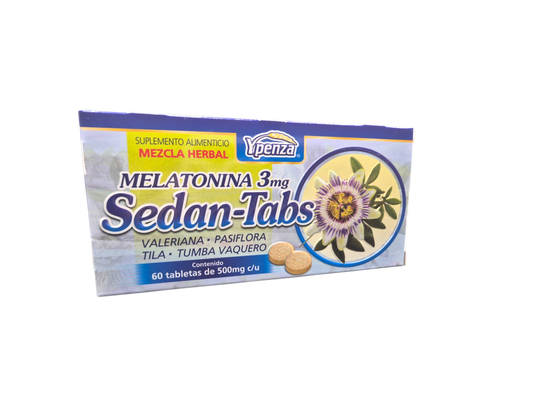 Sedan-Tabs con 60 tabletas
