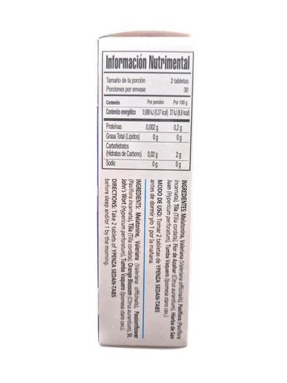 Sedan-Tabs con 60 tabletas