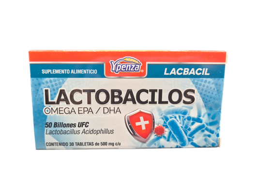 Lactobacillus Omega EPA/DHA, 30 tabletas.