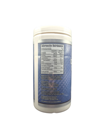 Citrato de Magnesio + Citrato de Potasio+zinc y Jengibre 500gr.