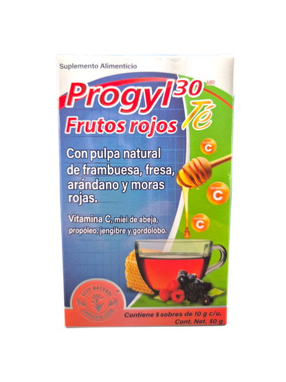 Progyl 30 Frutos Rojos 5 sobres.