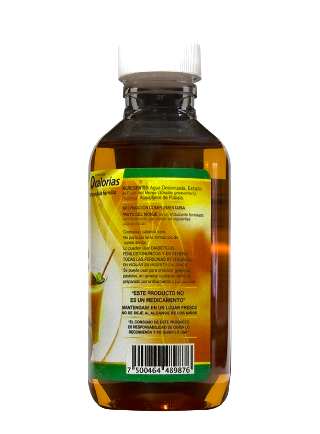 Fruto del Monje endulzante líquido 120ml.