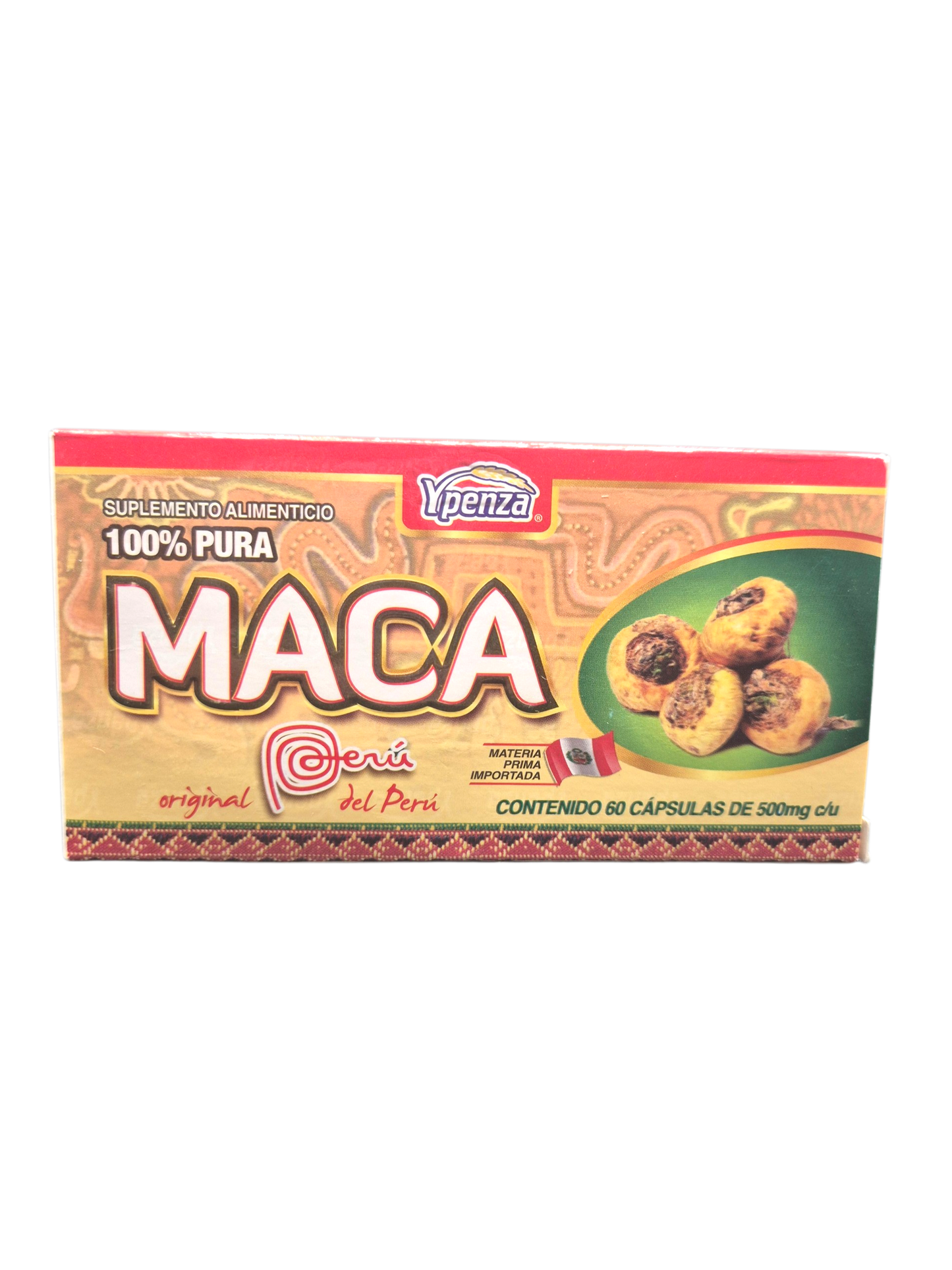Maca Peruana 100% pura 60 cápsulas  500 mg