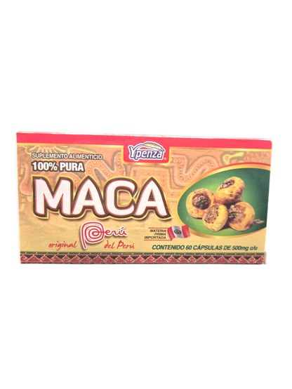 Maca Peruana 100% pura 60 cápsulas  500 mg