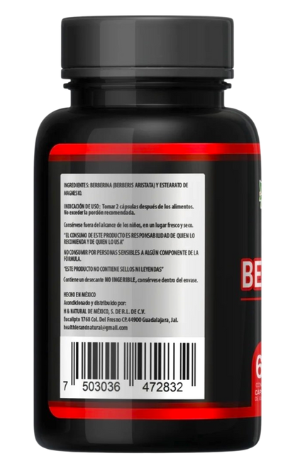 Berberina 60 cápsulas