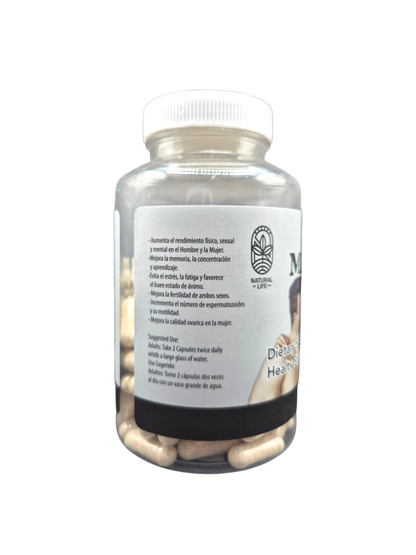 Maca Negra Organica 100 cápsulas