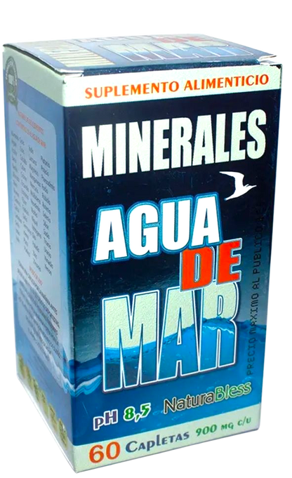 Minerales Agua de Mar 60 capletas