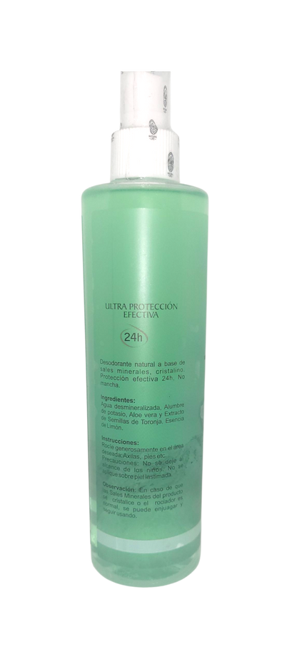 Desodorante corporal líquido  Piedra Alumbre 265ml.