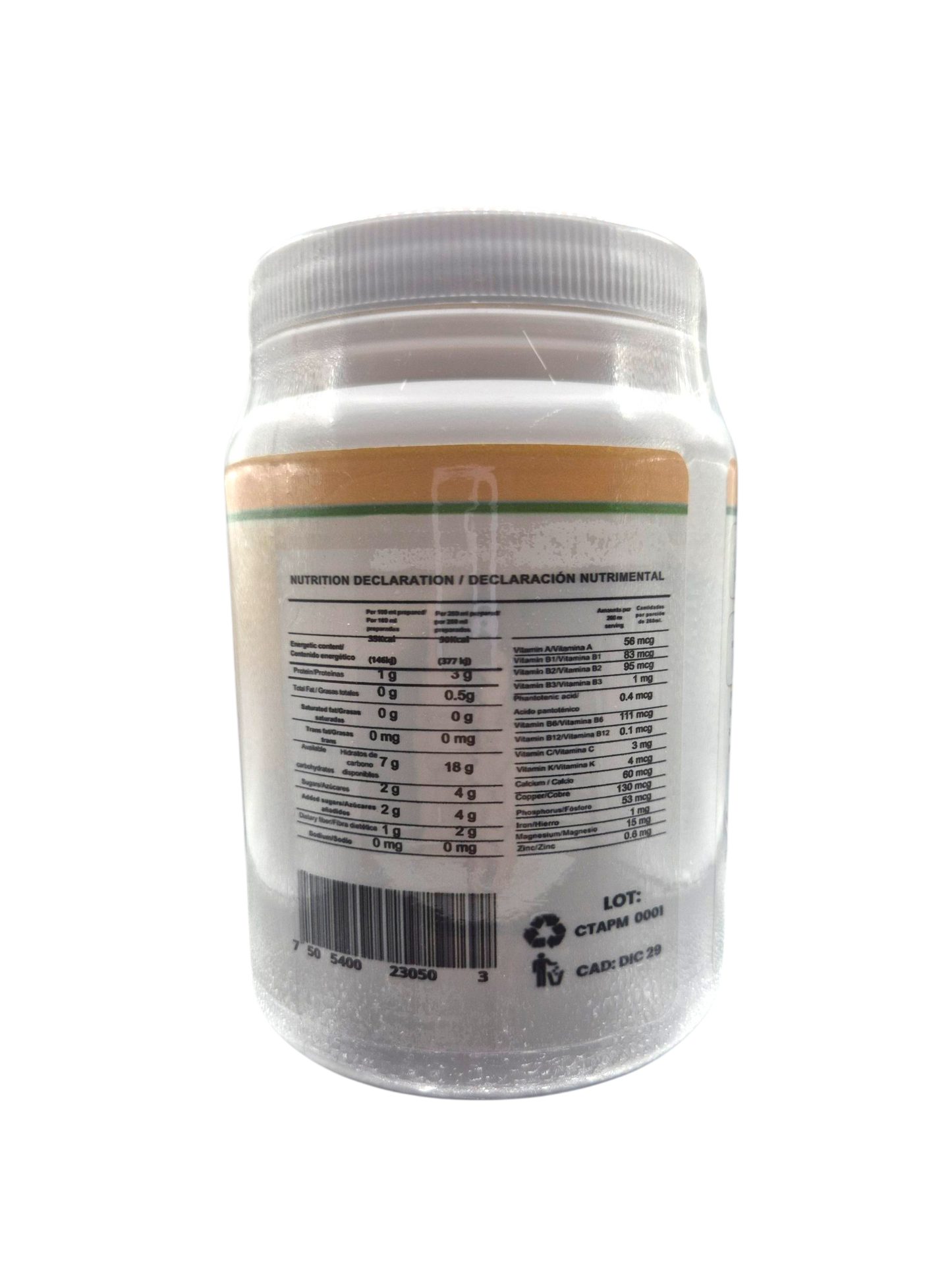 Bebida de Alpiste 450 g /Sin gluten añadido