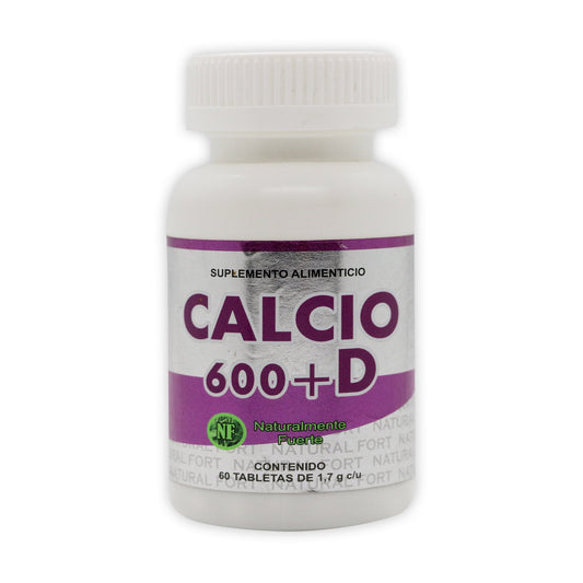 Calcio 600+D 60 tabletas
