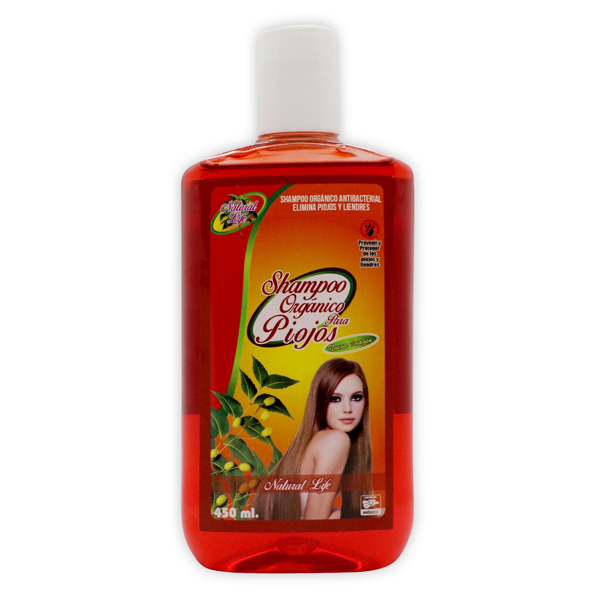Shampoo Organico Piojos Rojo 450 ml SaviaBalance