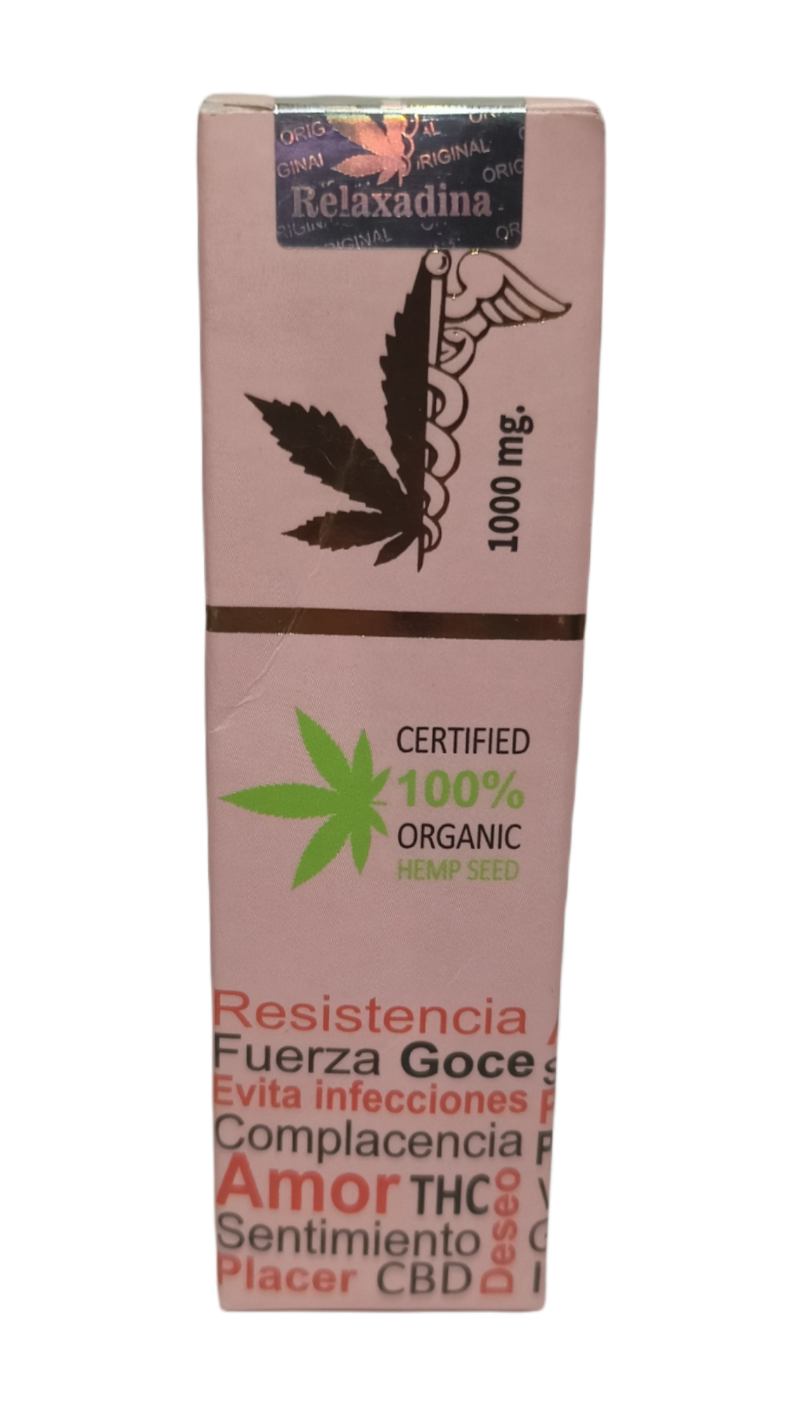 Aceite íntimo lubricante con CBD