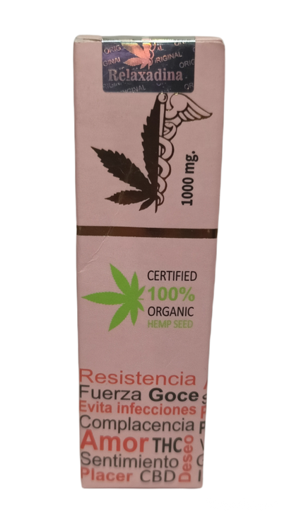 Aceite íntimo lubricante con CBD