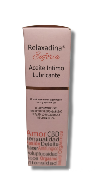 Aceite íntimo lubricante con CBD