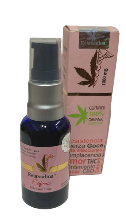 Aceite íntimo lubricante con CBD