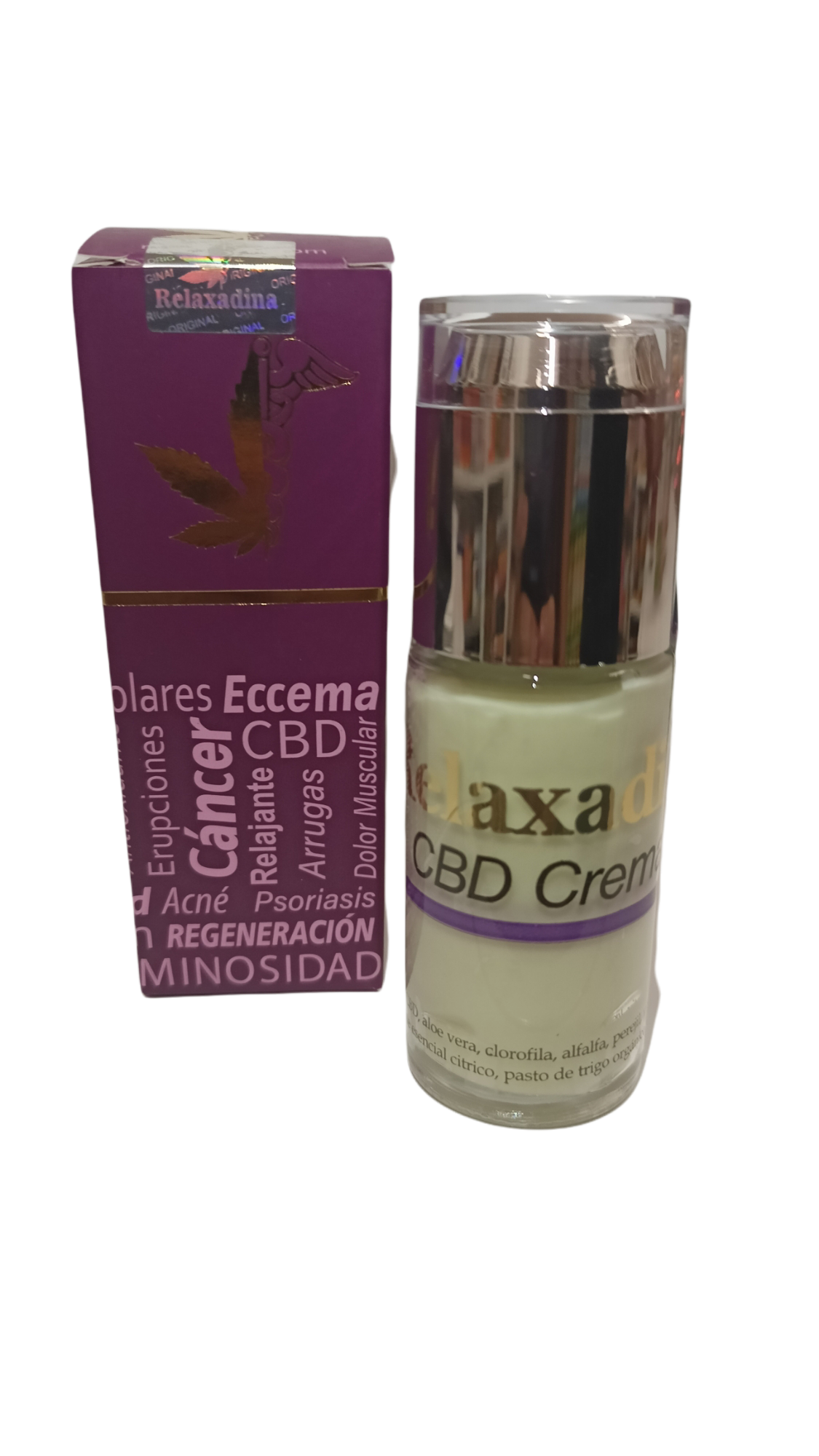 Crema facial con CBD