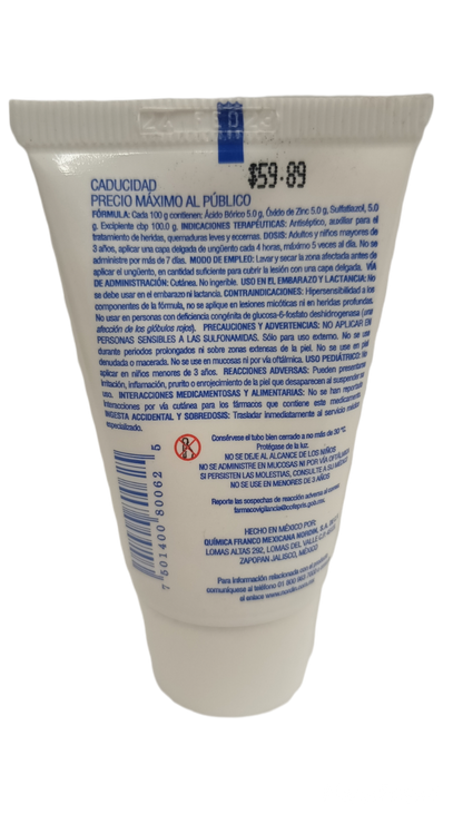Ungüento sulfatiazol Rojtier