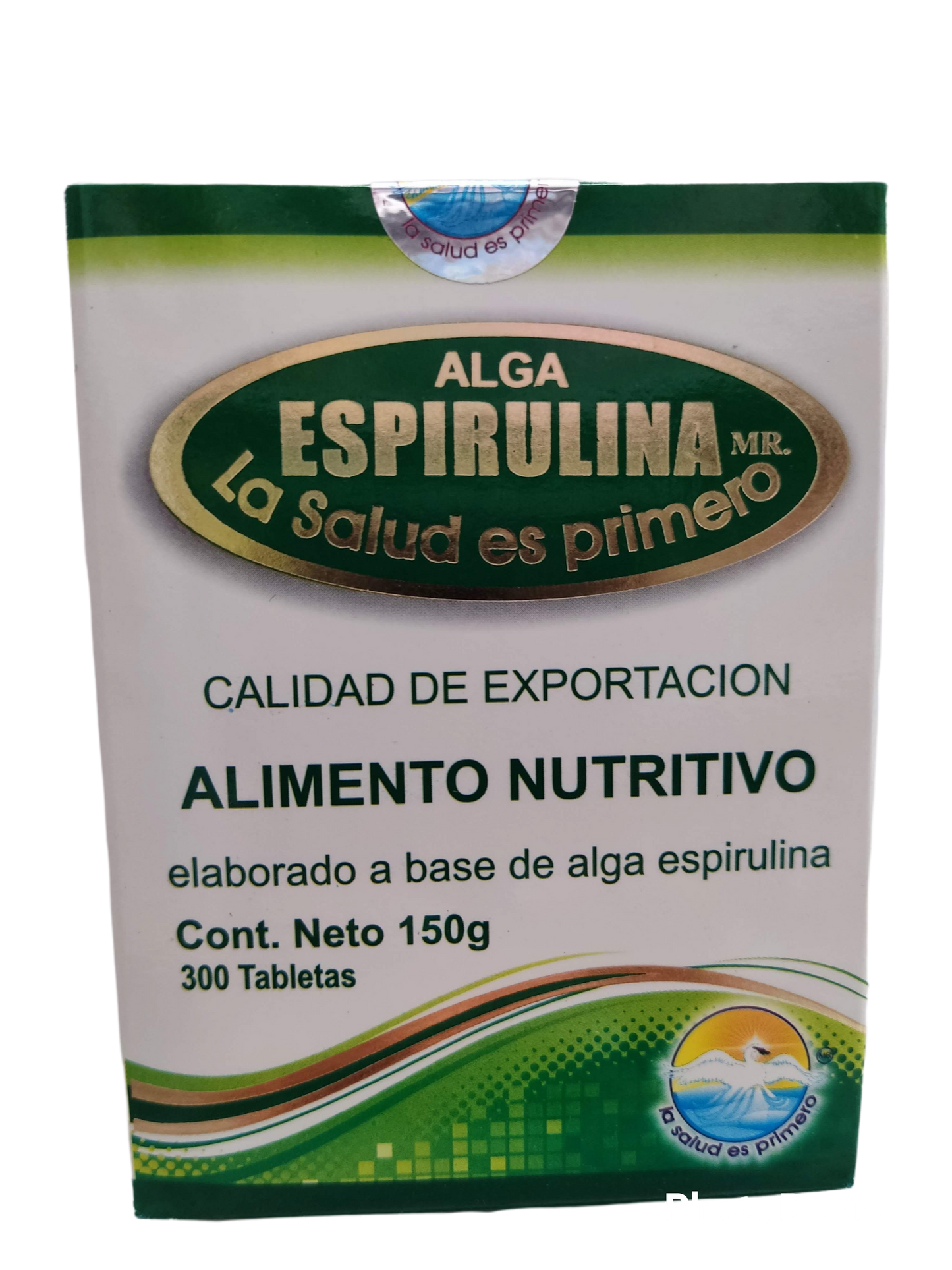 Alga Espirulina 300 tabletas