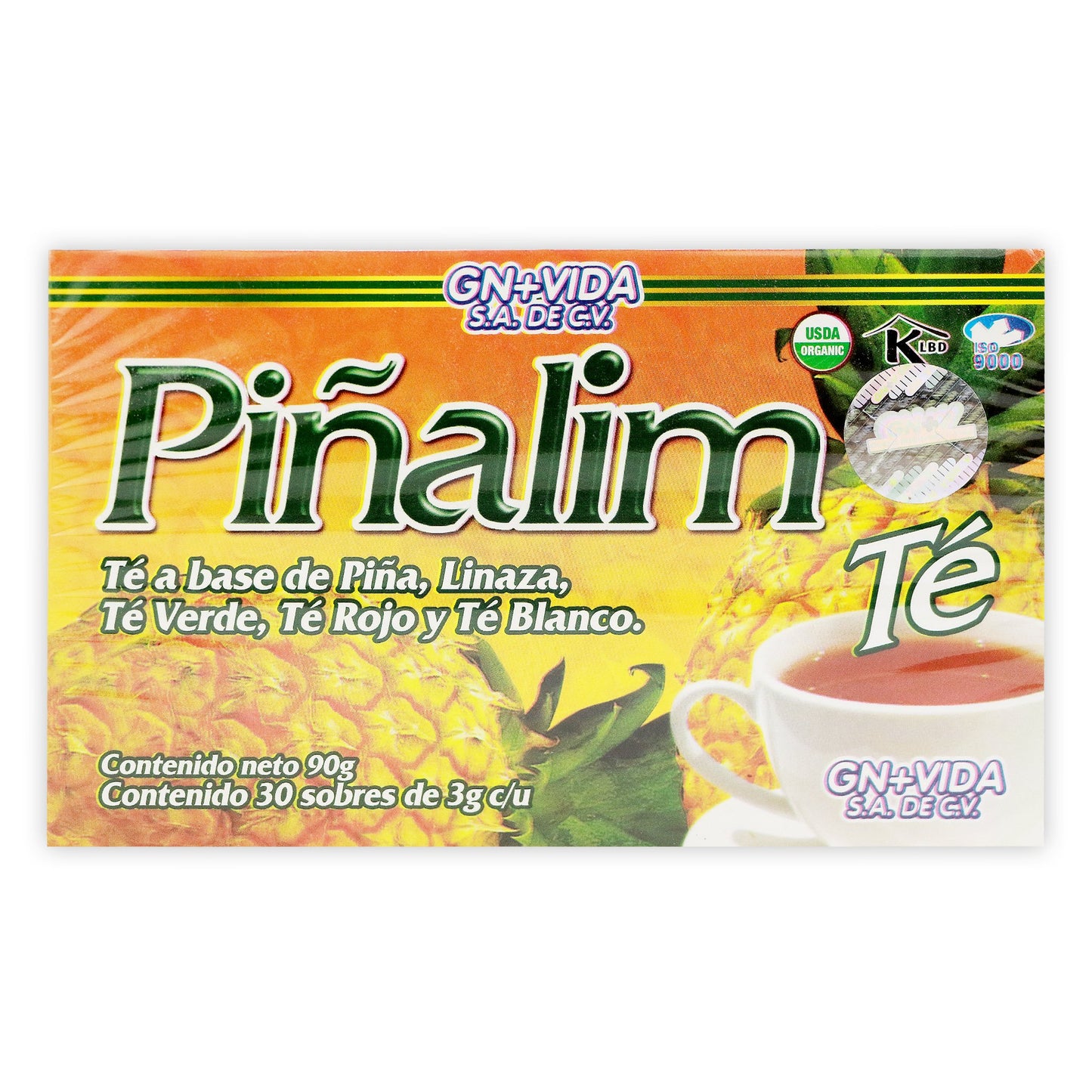 Te a base de Piña, Linaza, Te verde, Te rojo y Te blanco
