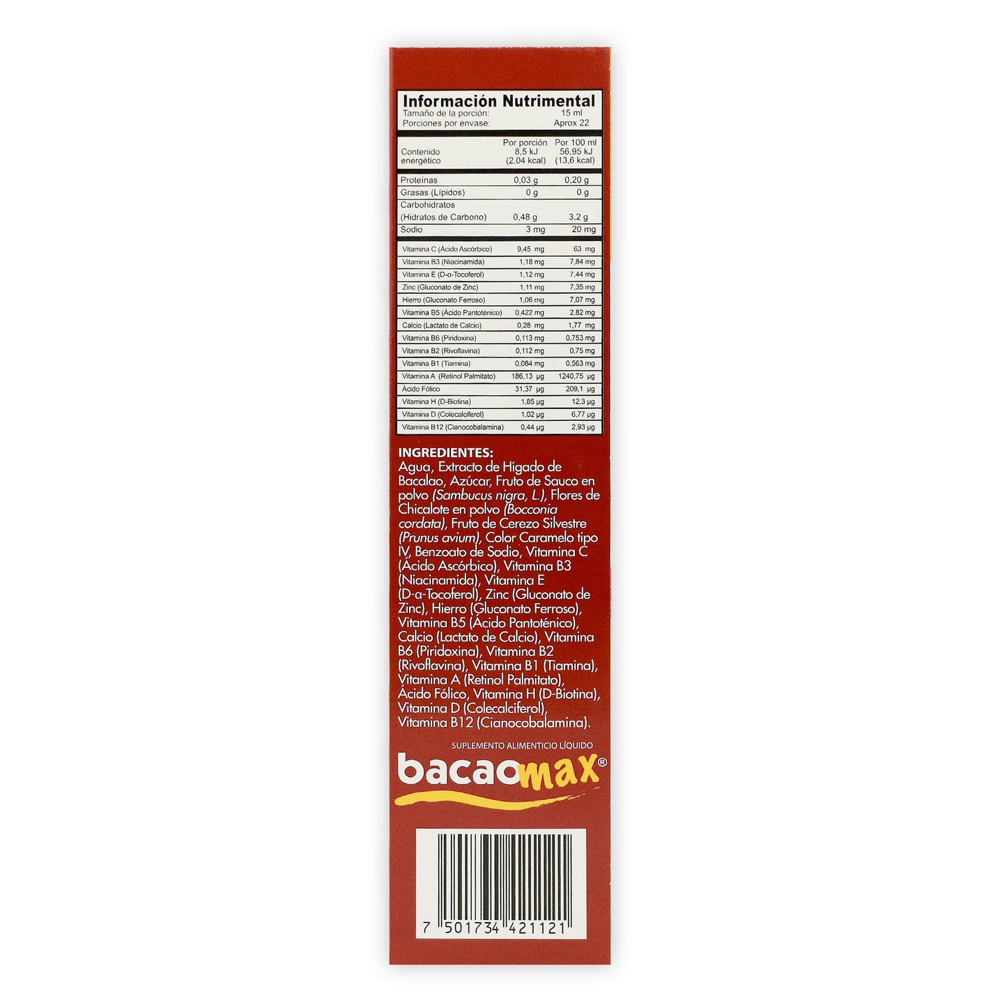 Bacaolina Prosa Jarabe 340 ml